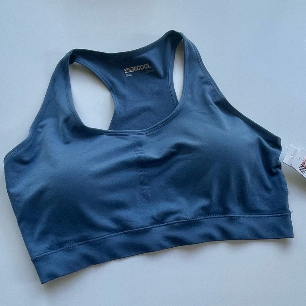 SEAMLESS RACERBACK SPORTS BRA 2 pieces Size XL - Picture 8 of 9